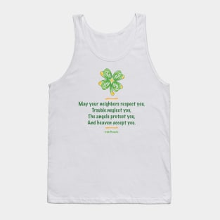 St. Patrick's Day T-shirt - Funny, Irish Proverb Tank Top